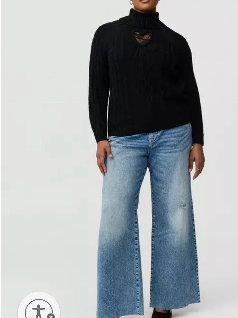 torrid Light Blue Wide Leg Jeans